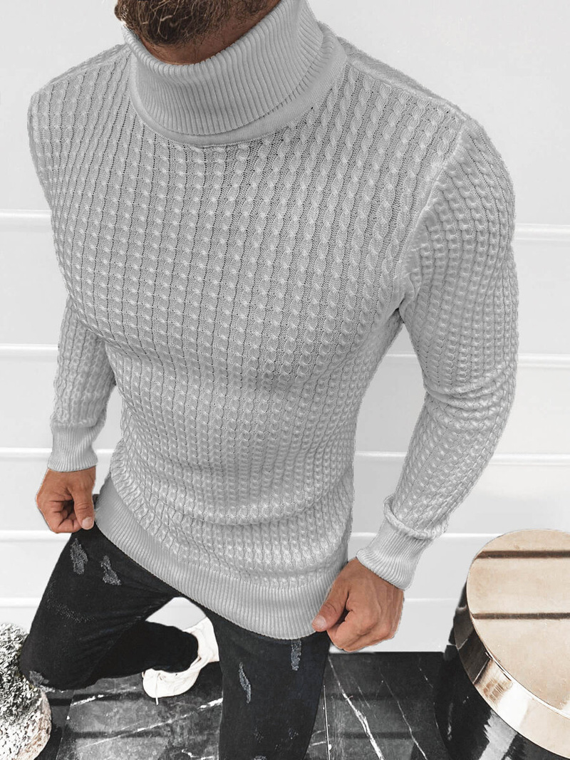 Светр чоловічій Сiрий OZONEE L/1539