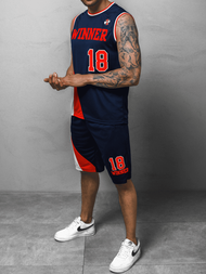 Спортивний костюм чоловічій Темно-Синiй OZONEE JS/68C10167