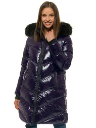 Куртка жіноча темно -фіолетовий OZONEE JS/M23069/4