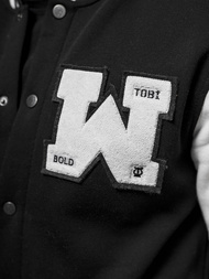 Толстовка чоловіча чорна OZONEE O/TB9127