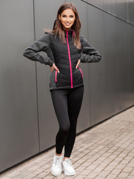 Куртка жіноча Чорна OZONEE JS/KSW4003Z