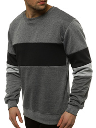 Bluza męska grafitowa OZONEE JS/JZ11039