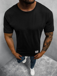 T-Shirt męski czarny OZONEE MR/21577Z