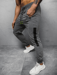 Spodnie dresowe męskie grafitowe OZONEE JS/68K10212