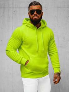 Bluza męska z kapturem seledynowa OZONEE JS/2009/72Z