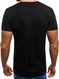 Футболка чоловіча Чорна OZONEE JS/SS220Z