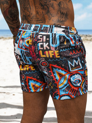 Spodenki kąpielowe męskie czarne OZONEE O/22205002