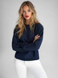 Bluza damska granatowa OZONEE JS/W01