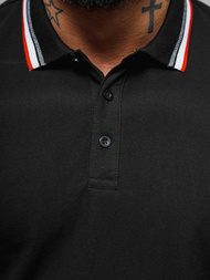 Футболка Поло Чоловіча Чорна OZONEE O/DA719