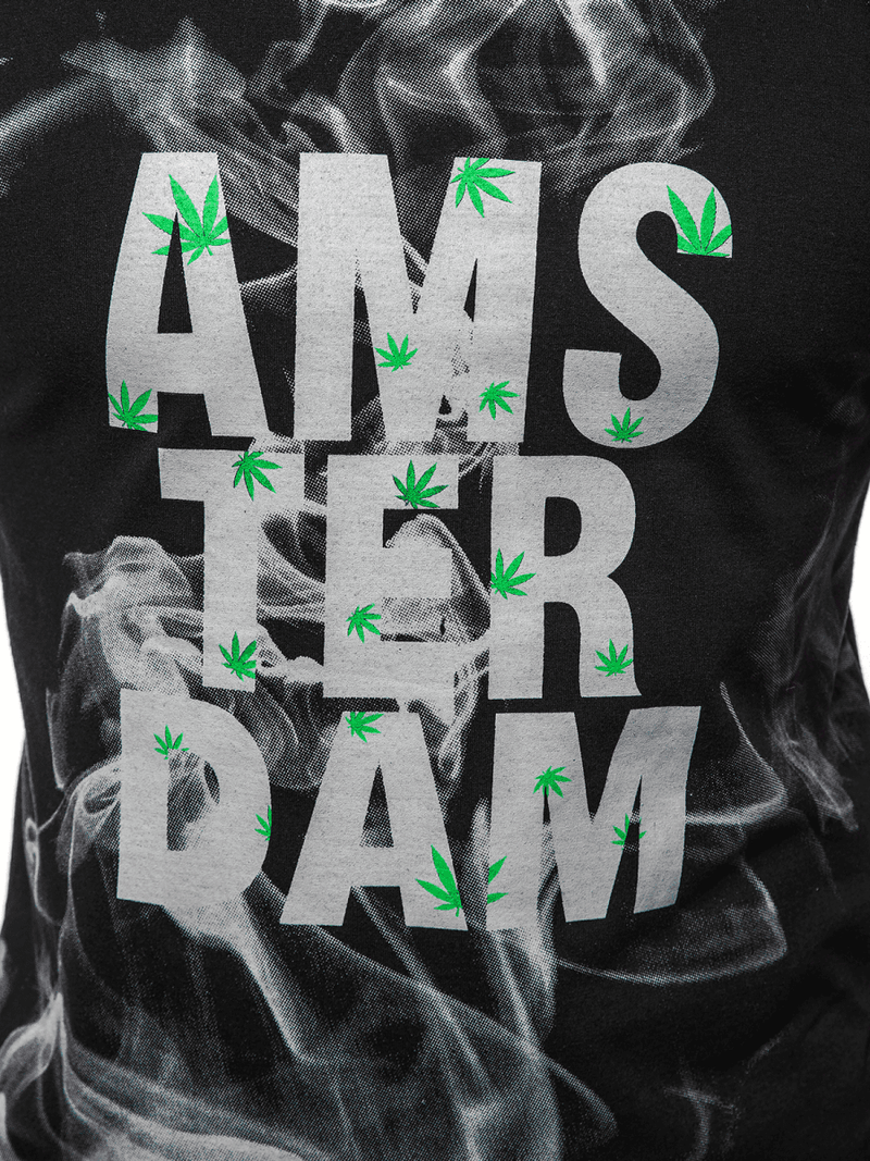 Футболка чоловіча Чорний OZONEE O/BL76