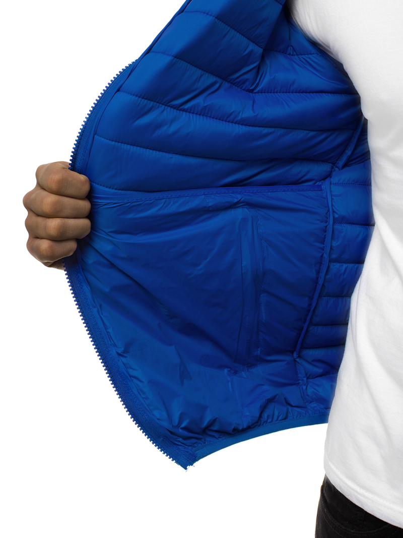 Kurtka męska przejściowa niebieska OZONEE JS/LY35