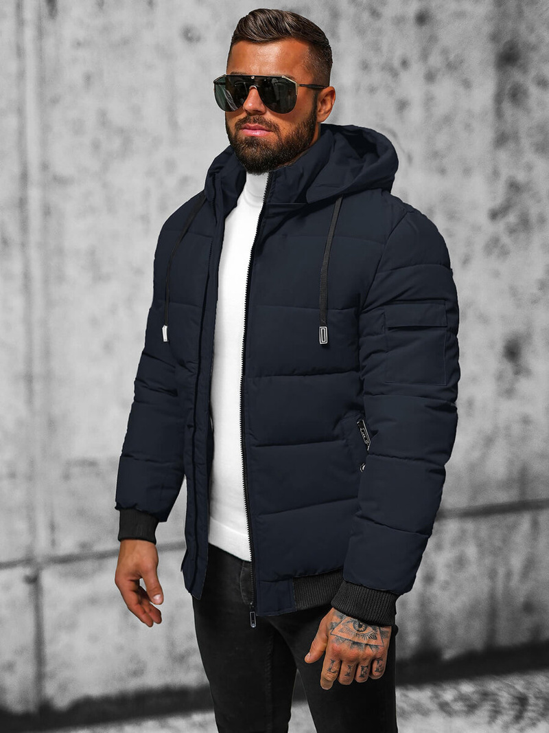 Куртка чоловіча tемно-cиня OZONEE JS/31M5006