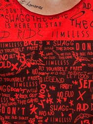 Koszulka bez rękawów męska czerwona OZONEE O/1258Z