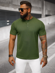 T-shirt męski khaki OZONEE O/L1451