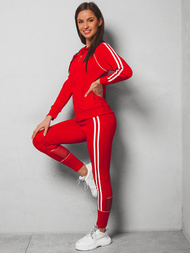 Жіночий спортивний костюм з двох частин Червоний OZONEE JS/HD070/5Z