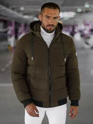 Kurtka zimowa męska brązowa OZONEE JS/31M5023/84Z