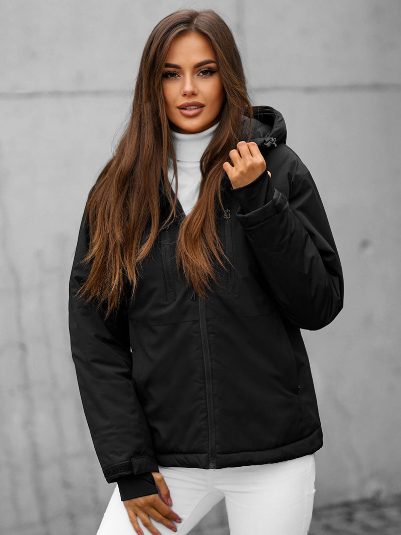 Куртка жіноча Чорна OZONEE JS/HH012/1Z