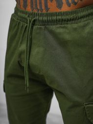 Spodnie męskie chino joggery khaki OZONEE O/G3014Z