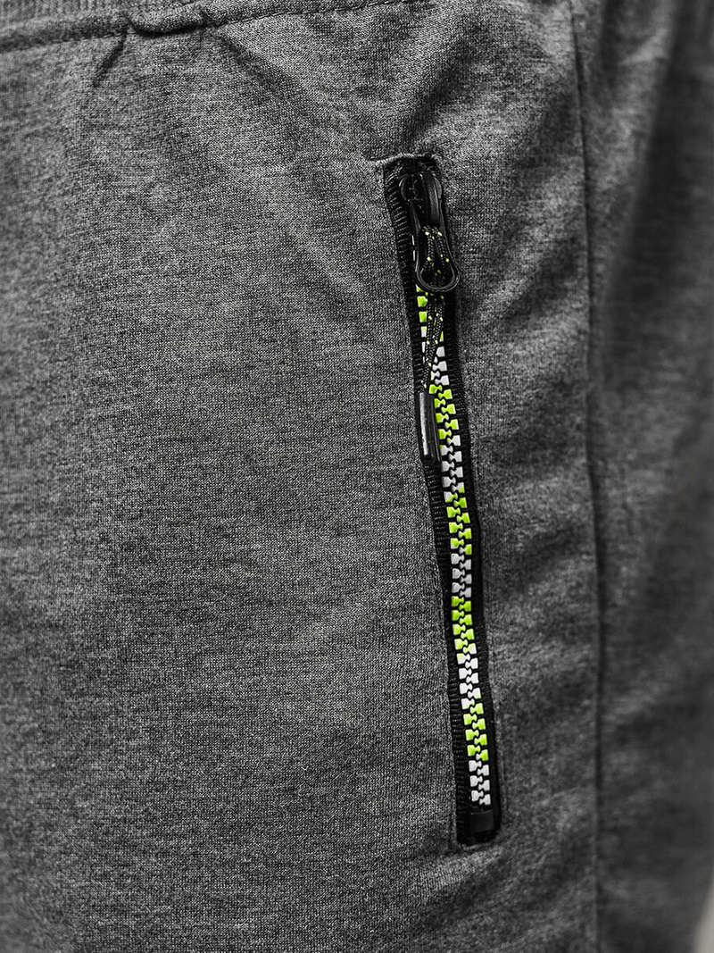 Spodenki dresowe męskie grafitowe OZONEE JS/8K289