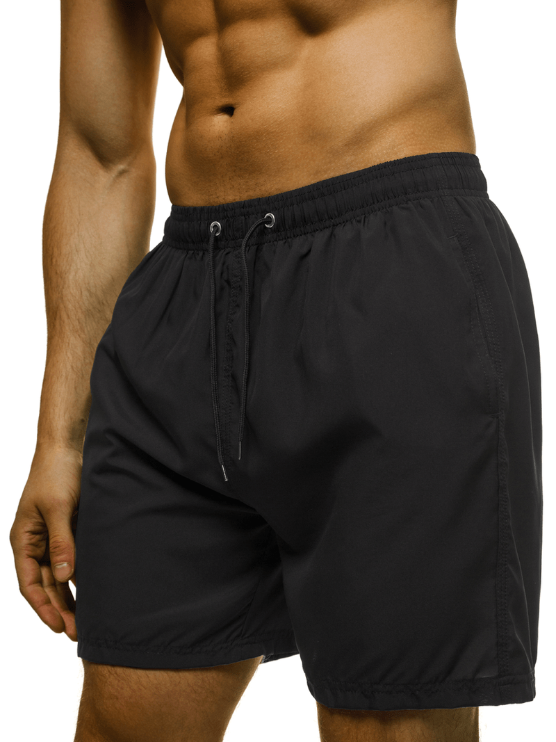 Spodenki kąpielowe męskie czarne OZONEE O/YW07008/1