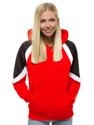 Жіноча Толстовка Червона OZONEE JS/JK88118/18