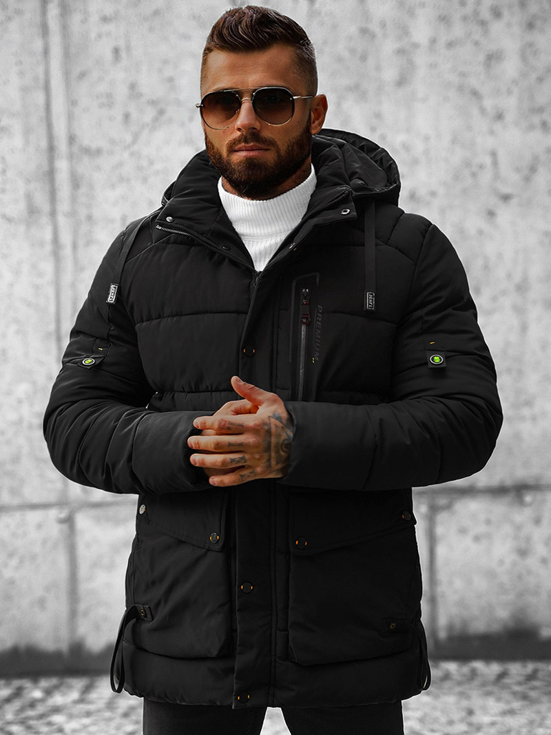 Куртка зимова чоловіча Чорна OZONEE JS/22M60/392Z