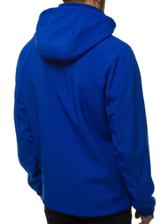 Kurtka softshell męska z kapturem niebieska OZONEE JS/56008Z