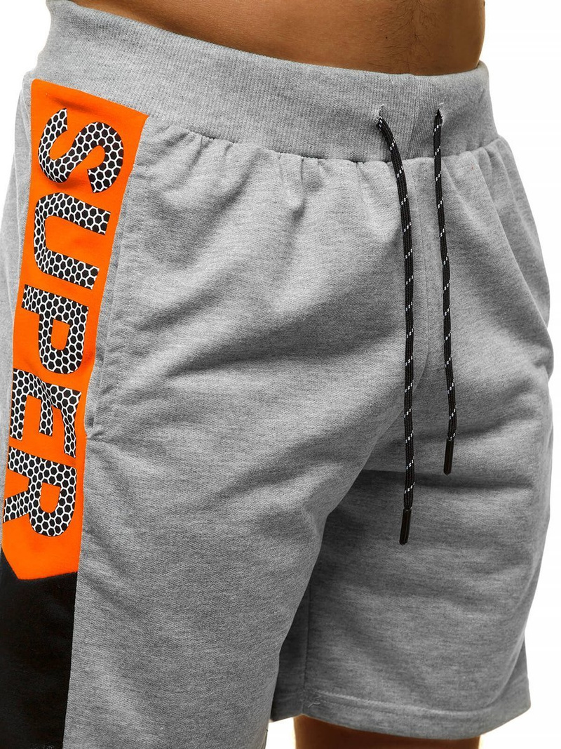 Spodenki dresowe męskie szare OZONEE JS/KS2561