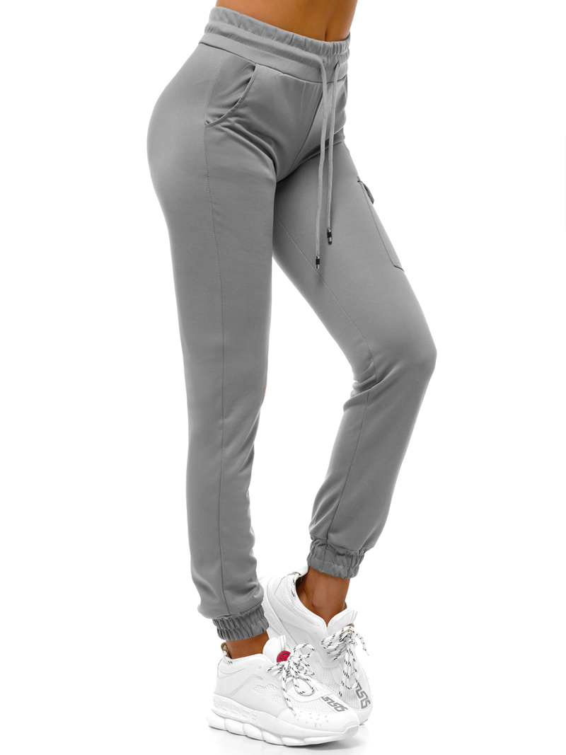 Spodnie dresowe damskie szare OZONEE O/82320