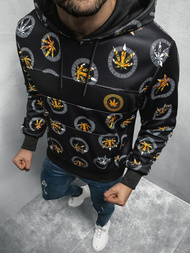 Толстовка чоловіча Чорна OZONEE O/HM521