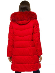 Куртка жіноча червона OZONEE O/SW028/4