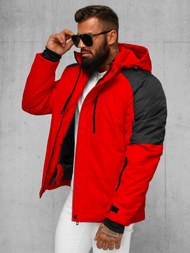 Kurtka zimowa męska czerwona OZONEE JS/91M9902/270Z