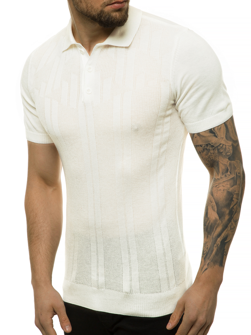 Светр чоловічій Кремовий OZONEE L/2495