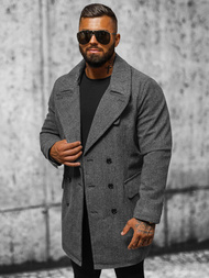 Пальто чоловіче Графітовий OZONEE JS/JP1191Z