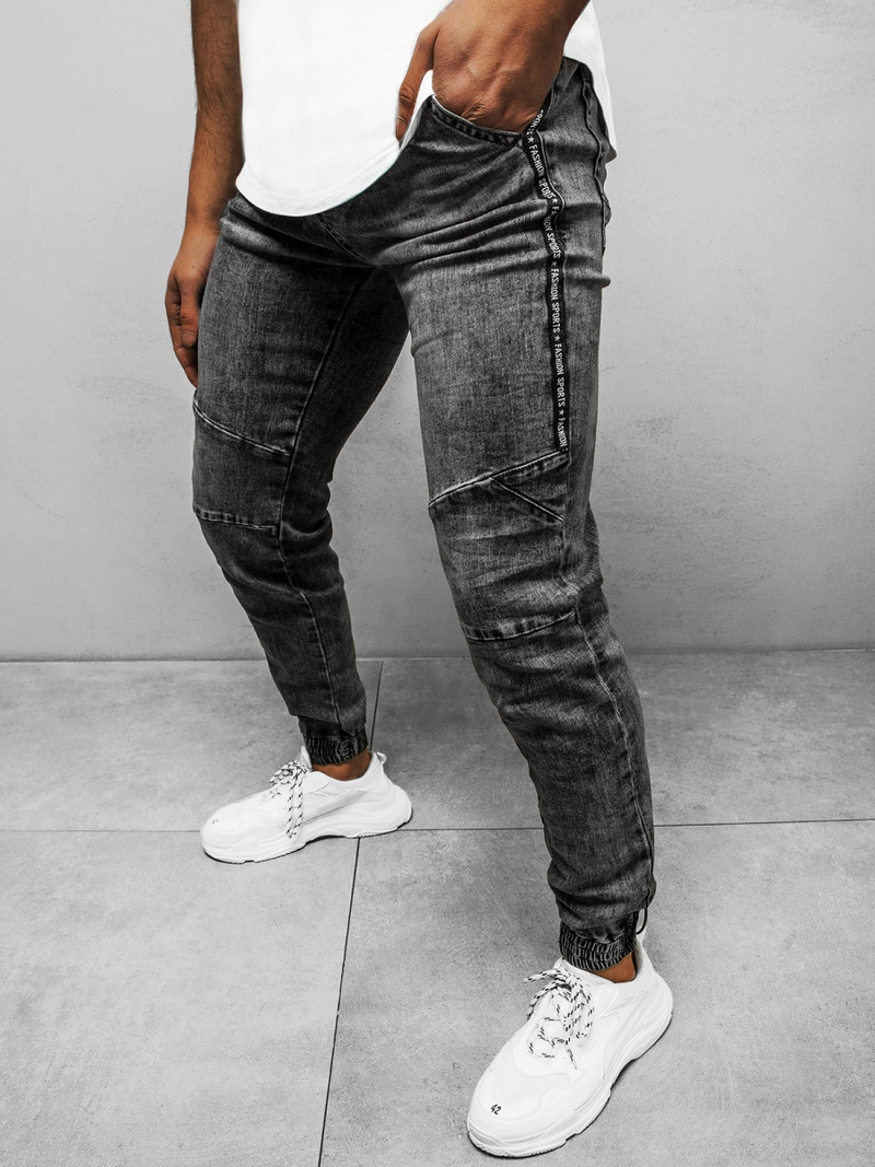 Штани чоловічі джоггери Графітові OZONEE DR/TF126