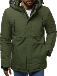 Kurtka zimowa męska khaki OZONEE O/9802