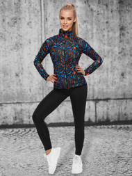 Жіночий спортивний костюм з двох частин рожево-м'ятний OZONEE O/20715