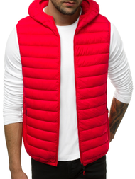 Безрукавка чоловіча Червона OZONEE JS/LY36