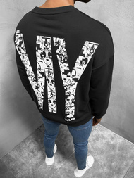 Bluza męska oversize czarna OZONEE B/21402012