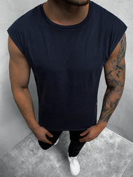 Koszulka bez rękawów męska granatowa OZONEE O/1265Z