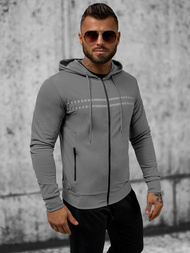 Kurtka przejściowa męska szara OZONEE JS/M10306