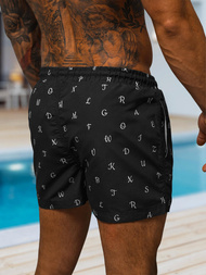 Spodenki kąpielowe męskie czarne OZONEE O/MTK3218