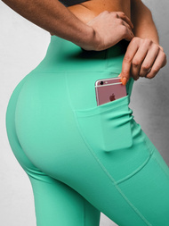 Legginsy damskie miętowe OZONEE O/XL003/61