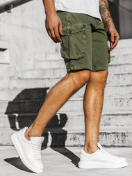 Шорти джинові чоловічі Зеленi OZONEE JS/HH5011