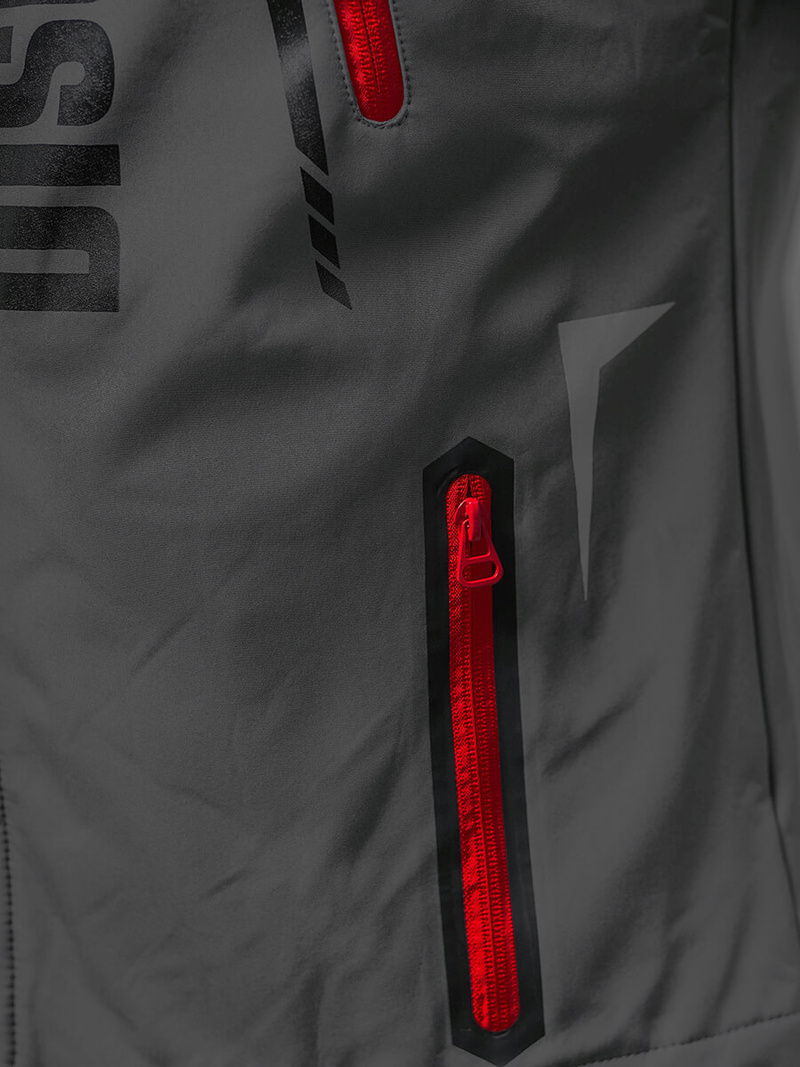 Куртка softshell чоловіча ciро-червона OZONEE JS/HH025/2BZ