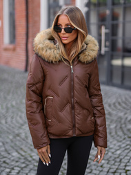 Куртка жіноча шоколад OZONEE JS/5M3331/158