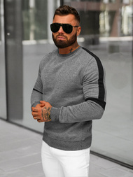 Bluza męska grafitowa OZONEE JS/8B1322/5