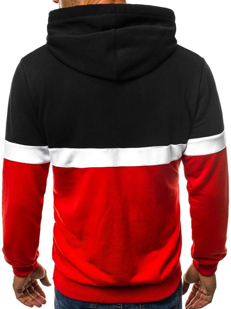 Bluza męska czerwona OZONEE A/0963Z