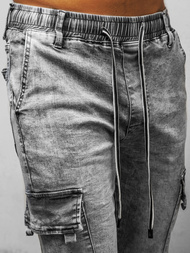  Штани чоловічі джоггери Графітові OZONEE DR/TF129