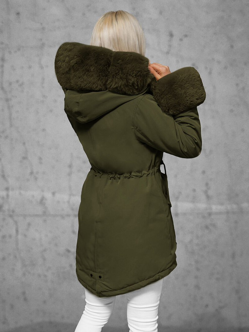 Куртка жіноча Зелена OZONEE JS/16M9062/136Z